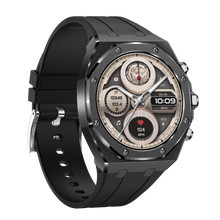 Charger l&#39;image dans la galerie, Montre connectée AMOLED  NASA édition  Arizona . écran couleur haute définition  (avec bracelet silicone) couleur cadran Noir
