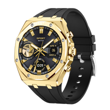 Charger l&#39;image dans la galerie, Montre connectée AMOLED  NASA  édition  Arizona  écran couleur haute définition  (avec bracelet silicone) couleur cadran OR
