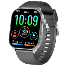 Charger l&#39;image dans la galerie, Montre connectée   GPS edition VIVA-PRO  écran haute définition avec un Verre de protection 2.5D bracelet silicone  couleur Noir
