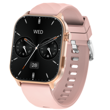 Charger l&#39;image dans la galerie, Montre connectée   GPS edition VIVA-PRO  écran haute définition avec un Verre de protection 2.5D bracelet silicone  couleur  Rose
