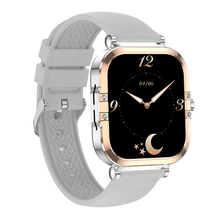 Charger l'image dans la galerie, Montre connectée  AMOLED- Edition Véga (avec bracelet silicone) couleur Blanc

