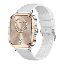 Charger l'image dans la galerie, Montre connectée  AMOLED- Edition Véga (avec bracelet silicone) couleur Blanc

