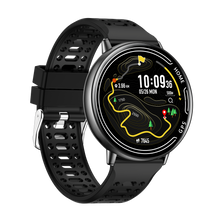 Charger l'image dans la galerie, Montre connectée  GPS intégré, fonction d'appel Bluetooth- Modes sportifs Edition  GALAXY  2026  - avec  bracelet silicone  couleur Noir
