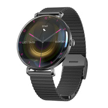 Charger l'image dans la galerie, Montre connectée AMOLED- Edition ELITE écran tactile 1,43 pouces (avec bracelet milanais) couleur Noir
