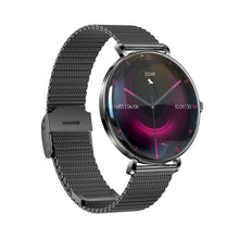 Charger l'image dans la galerie, Montre connectée AMOLED- Edition ELITE écran tactile 1,43 pouces (avec bracelet milanais) couleur Noir
