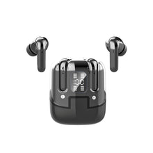 Charger l'image dans la galerie, Écouteurs sans fil  TWS Edition CRYSTAL , Bluetooth 5.5  nouvelle gereration écran tactile, suppression du bruit b fond d'écran HiFi couleur Noir

