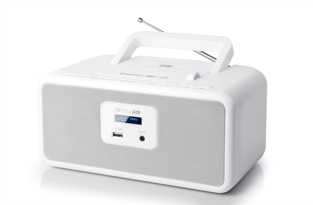 Muse M-32 DBW Lecteur CD portable Blanc