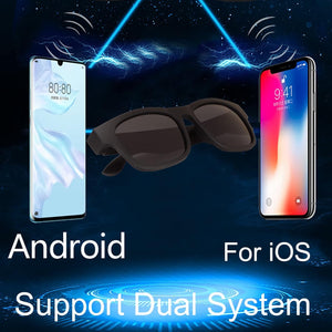 Lunettes intelligentes multifonctions NASA édition .GRAVITY t transmission Wi-Fi, Bluetooth  Microphone Et Haut-Parleur Intégré Monture Mat Noir  Verres  Graphite Modèle  Unisex design
