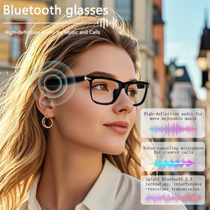 "Lunettes intelligentes multifonctions NASA  édition . GRAVITY transmission Wi-Fi, Bluetooth  Microphone Et Haut-Parleur Intégré Monture Mat Noir  Verres  Incolore Modèle  Unisex design"