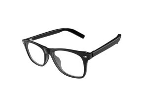 "Lunettes intelligentes multifonctions NASA  édition . GRAVITY transmission Wi-Fi, Bluetooth  Microphone Et Haut-Parleur Intégré Monture Mat Noir  Verres  Incolore Modèle  Unisex design"