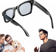 Charger l&#39;image dans la galerie, &quot;Lunettes intelligentes multifonctions NASA  édition . FUSION transmission Wi-Fi, Bluetooth  Microphone Et Haut-Parleur Intégré Monture Mat Noir  Verres  Incolore Modèle  Unisex design
