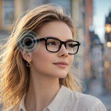Charger l'image dans la galerie, "Lunettes intelligentes multifonctions NASA  édition . FUSION transmission Wi-Fi, Bluetooth  Microphone Et Haut-Parleur Intégré Monture Mat Noir  Verres  Incolore Modèle  Unisex design

