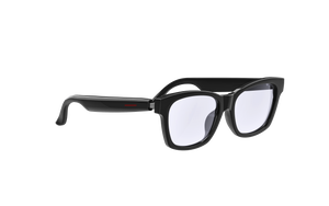 "Lunettes intelligentes multifonctions NASA  édition . FUSION transmission Wi-Fi, Bluetooth  Microphone Et Haut-Parleur Intégré Monture Mat Noir  Verres  Incolore Modèle  Unisex design