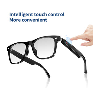 "Lunettes intelligentes multifonctions NASA  édition . FUSION transmission Wi-Fi, Bluetooth  Microphone Et Haut-Parleur Intégré Monture Mat Noir  Verres  Incolore Modèle  Unisex design