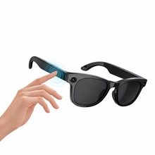 Charger l'image dans la galerie, "Lunettes intelligentes multifonctions NASA édition .ICARE  transmission Wi-Fi, Bluetooth  Microphone Et Haut-Parleur Intégré Monture Mat Noir  Verres  Graphite Modèle  Unisex design"
