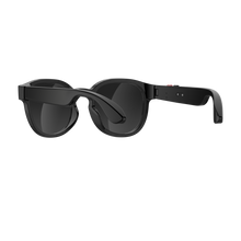 Charger l'image dans la galerie, Lunettes intelligentes multifonctions NASA  édition FUTURA caméra, prise de photos, enregistrement vidéo et audio, appels Bluetooth, lecture de musique, assistant vocal, transmission sans fil Wi-Fi,  Monture Mat Noir  Verres Graphite Modèle  Unisex design
