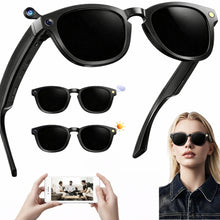 Charger l'image dans la galerie, Lunettes intelligentes multifonctions NASA  édition FUTURA caméra, prise de photos, enregistrement vidéo et audio, appels Bluetooth, lecture de musique, assistant vocal, transmission sans fil Wi-Fi,  Monture Mat Noir  Verres Graphite Modèle  Unisex design
