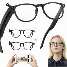 Charger l'image dans la galerie, Lunettes intelligentes multifonctions NASA  édition FUTURA Caméra,prise de photos, enregistrement vidéo et audio, appels Bluetooth, lecture de musique, assistant vocal, transmission sans fil Wi-Fi, Monture Mat Noir Verres  Incolore Modèle  Unisex design
