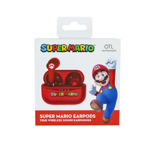 Ecouteurs sans fil TWS Bluetooth 5.0 - Super Mario