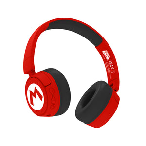 Casque stéréo sans fil Bluetooth 5.1 - Super Mario "M"