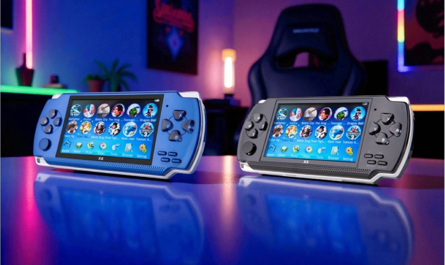 Avizar Console émulateur portable 4.3 pouces avec lecteur audio/vidéo Avizar Console émulateur portable 4.3 pouces avec lecteur audio/vidéo