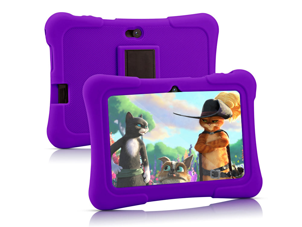Stylet Silicone Pour Enfants - Compatible IPad, IPhone, Tablettes, Kindle - Violet, Doux Et Sécurisé Pour écrans Tactiles - 6
