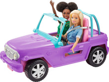 Charger l'image dans la galerie, MATTEL Barbie Voiture Buggy décapotable, véhicule Tout-Terrain Violet, Bleu et Rose
