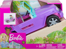 Charger l'image dans la galerie, MATTEL Barbie Voiture Buggy décapotable, véhicule Tout-Terrain Violet, Bleu et Rose
