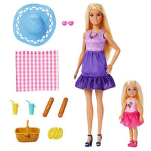 Charger l'image dans la galerie, MATTEL Coffret Barbie et Chelsea en Pique-Nique
