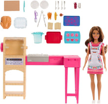 Charger l'image dans la galerie, MATTEL Set de cuisine Barbie Teresa avec poupée
