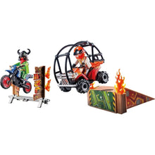Charger l'image dans la galerie, 71808 - Playmobil Action Heroes - Duo de cascadeurs avec quad et moto
