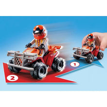 Charger l'image dans la galerie, 71808 - Playmobil Action Heroes - Duo de cascadeurs avec quad et moto
