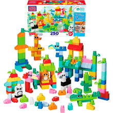 Charger l'image dans la galerie, Fisher-Price MEGA BLOKS Pie Pads Ensemble de blocs (250 éléments) et 1 sac réutilisable
