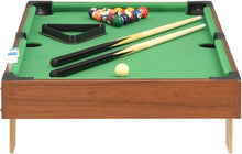 Charger l'image dans la galerie, TACHAN Billard de Table en BoisInclus : boules et queues de billard 52x33x6 cm Matériau: MDF haute qualité
