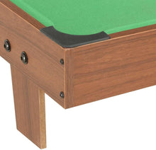 Charger l'image dans la galerie, TACHAN Billard de Table en BoisInclus : boules et queues de billard 52x33x6 cm Matériau: MDF haute qualité
