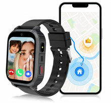 Charger l'image dans la galerie, Montre connectée 4G GPS Kids Planet SOS appel vidéo .Positionnement GPS+LBS+WiFi avec l'Application SeTracker2, Coloris Noir
